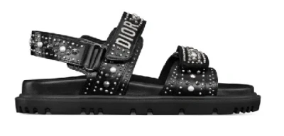 Dior Act Open-toed Sandals In Black