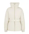Dior Alps Belted Puffer Jacket In Neutral
