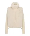 Dior Alps Down Jacket In Quilted Technical Taffeta In Neutral