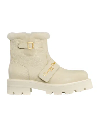 Dior Alps D-quest Ankle Boot In Neutral