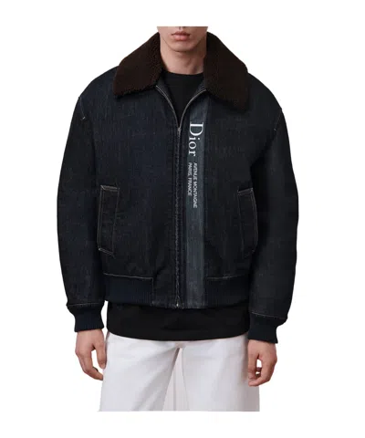 Dior Alps  Montaigne Jacket In Blue