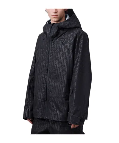 Dior Alps  Oblique Shell Jacket In Black