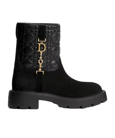 Dior Alps Ly Ankle Boot In Black