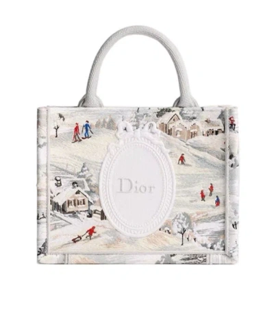 Dior Alps Mini  Book Tote With Strap In Multi