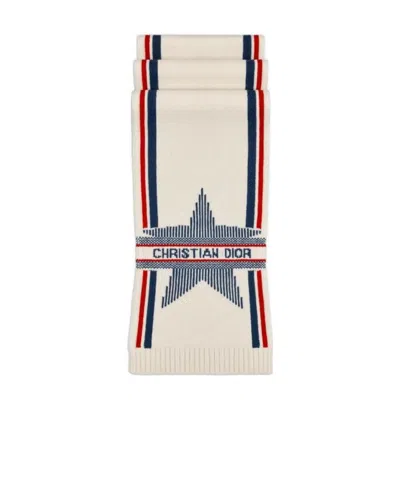 Dior Alps Scarf In White