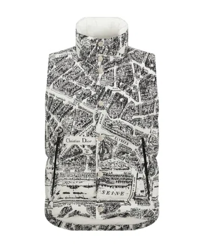 Dior Alps Sleeveless Cotton Suit In Gray