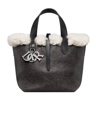 Dior Alps Small  Toujours Vertical Bag In Black