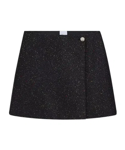 Dior Alps Wrap Skirt In Blue