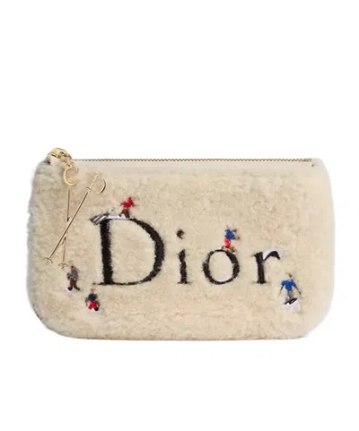 Dior Alps Zipped Pouch In Neutral