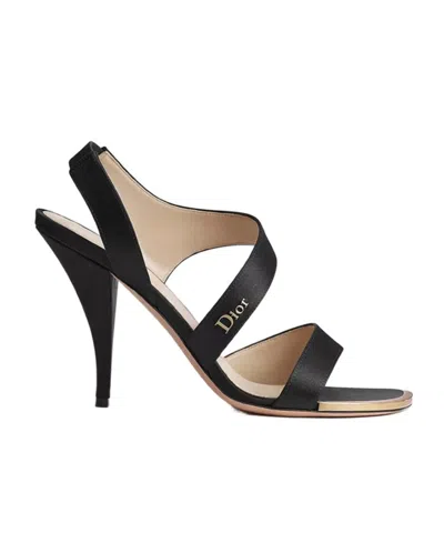 Dior Ama Heeled Sandal In Black