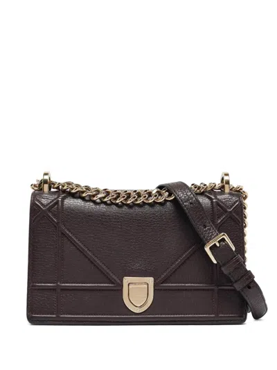 Pre-owned Dior Ama Leather Shoulder Bag