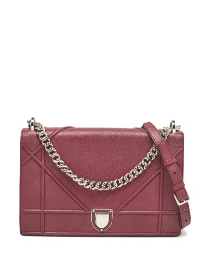 Pre-owned Dior Ama Shoulder Bag In Red