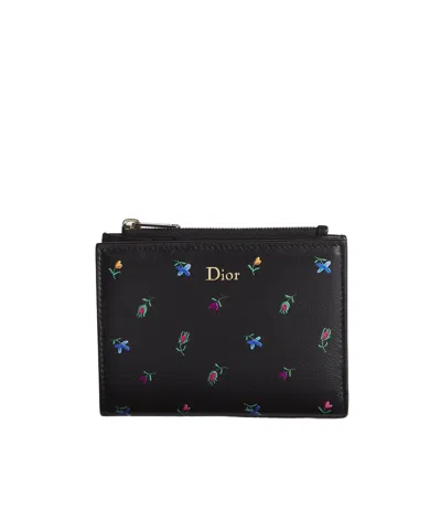 Dior Amour  Dahlia Wallet In Black