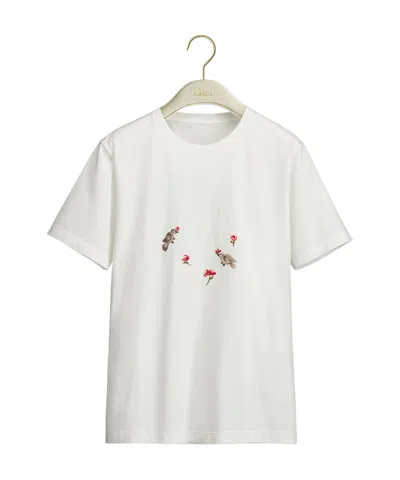 Dior Amour Fitted T-shirt In White