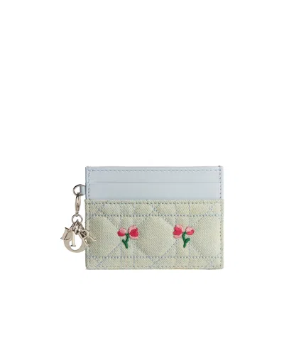 Dior Amour Lady  Freesia Card Holder In Multi