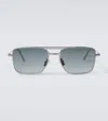 Dior Blacksuits17u D-frame Silver-tone Sunglasses In Gray