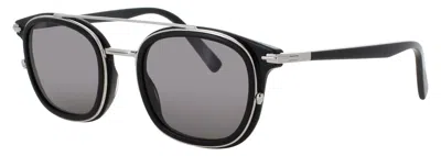Dior Blacksuit Men's Sunglasses 49-22-145 In 01a - Shiny Black / Smoke