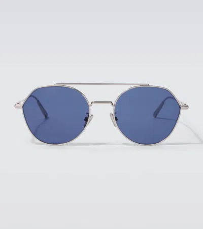 Dior Blacksuit R6u Aviator Sunglasses In Blue