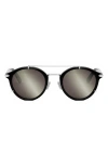 DIOR 'DIORBLACKSUIT R7U 50MM ROUND SUNGLASSES