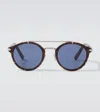 Dior Blacksuit R7u Round Sunglasses