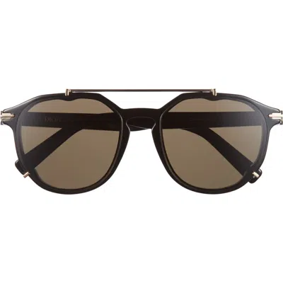 Dior 'blacksuit Ri 56mm Aviator Sunglasses In Multi