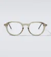 Dior Blacksuit Round Glasses In Neutral