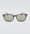 Dior Blacksuit S12i Square Sunglasses In Brown