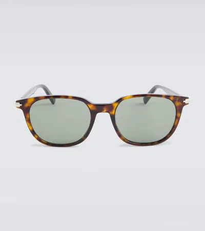 Dior Blacksuit S12i Square Sunglasses In Brown