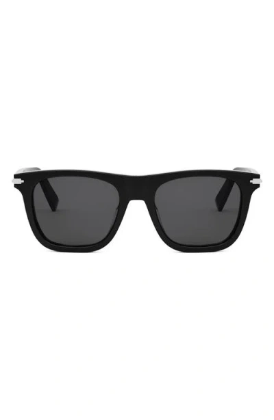 Dior 'blacksuit S13i 53mm Geometric Sunglasses In Black
