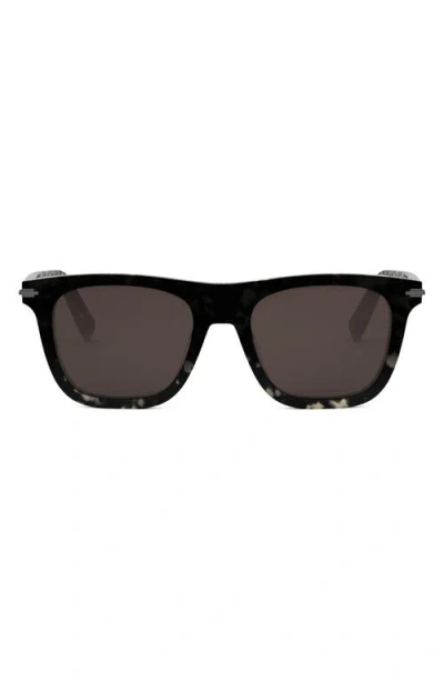 Dior 'blacksuit S13i 53mm Geometric Sunglasses In Brown