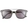 Dior Blacksuit S14i 49mm Small Square Sunglasses In Gray