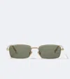 Dior Blacksuit S21u Rectangular Sunglasses In Gold