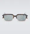 Dior Blacksuit S1i Rectangular Sunglasses In Multicoloured