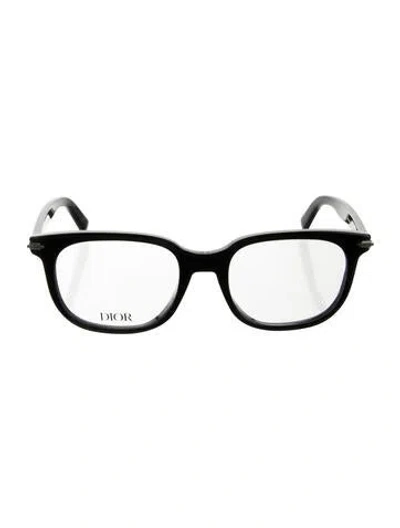 Pre-owned Dior Blacksuito S6i Wayfarer Eyeglasses In Black
