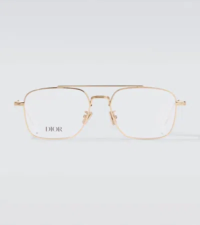 Dior Botanica Gold-plated Aviator Glasses