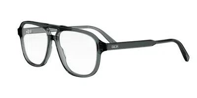 Dior Botanicao A1i Men's Glasses, Clear, Size 56 In Green