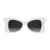 Dior Butterfly S1i 80a1 Celeste Trasparente Sunglasses In White