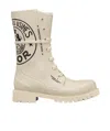 Dior Camp Short Boots In Nude