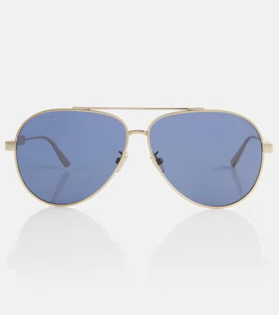Dior Cannage A1u Aviator Sunglasses In Blue