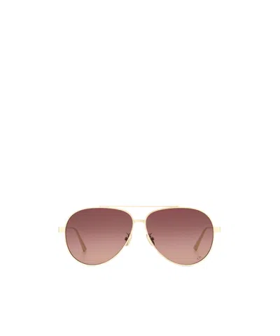 Dior Cannage A1u Sunglasses In Brown
