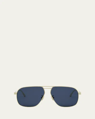 Dior Cannage A3u Aviator Sunglasses In 10v - Yellow