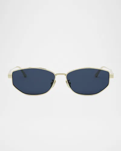 Dior Cannage B1u Metal Sunglasses In Blue