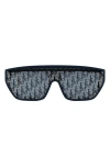 Dior Club M7u Mask Sunglasses In Blue