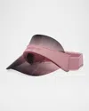 Dior Smoke Gradient Visor Ladies Sunglasses Club V1u 41l1 Cd40041u 73b 00 In Matte Pinkgradient Smoke