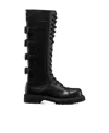 Dior Ebel Laced Boots In Black