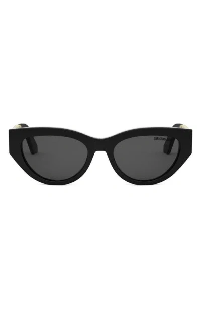 Dior 'ésille B1i 53mm Cat Eye Sunglasses In Black