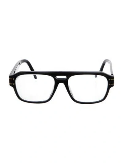 Pre-owned Dior Essence 16 Square Eyeglasses In Black