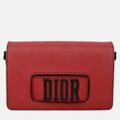 Pre-owned Dior Dio(r)evolution Sling Bag In Red