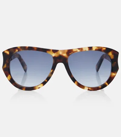 Dior Aviator-style Acetate Sunglasses In Multi