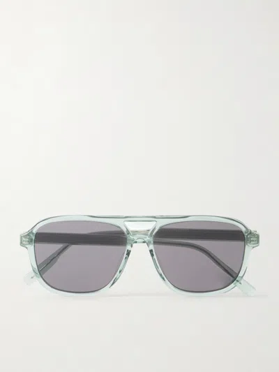 Dior Ibbon A1i Aviator-style Acetate Sunglasses In Blue